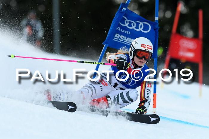 FIS Riesenslalom, ATA; Bay. Meisterschaft, Damen + Herren, 24.01.2020