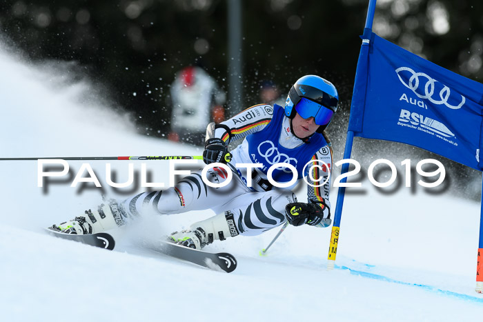 FIS Riesenslalom, ATA; Bay. Meisterschaft, Damen + Herren, 24.01.2020