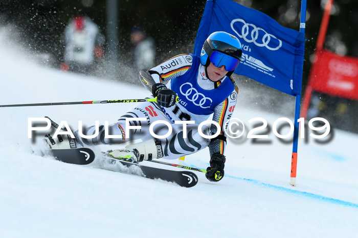 FIS Riesenslalom, ATA; Bay. Meisterschaft, Damen + Herren, 24.01.2020