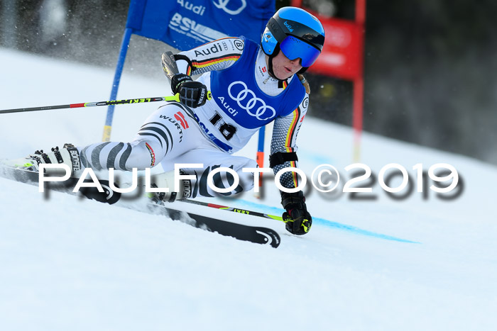 FIS Riesenslalom, ATA; Bay. Meisterschaft, Damen + Herren, 24.01.2020