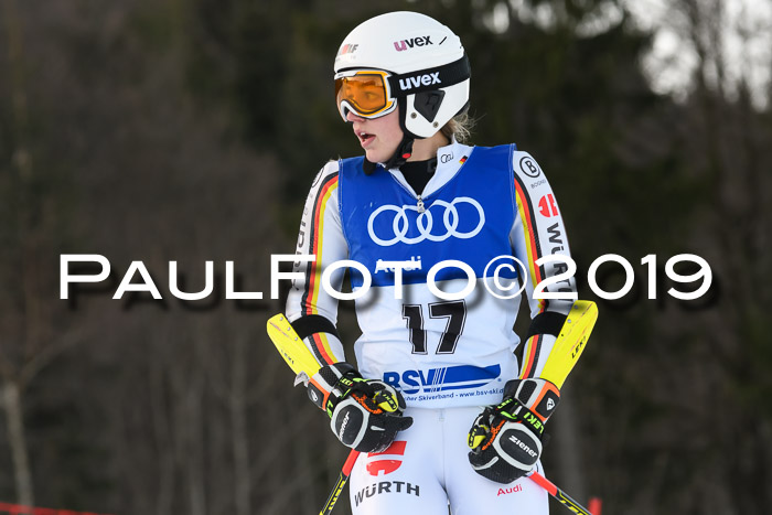 FIS Riesenslalom, ATA; Bay. Meisterschaft, Damen + Herren, 24.01.2020