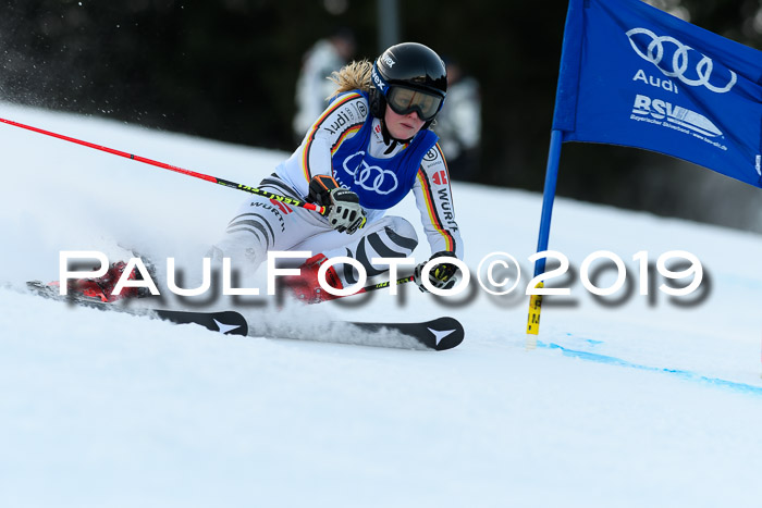 FIS Riesenslalom, ATA; Bay. Meisterschaft, Damen + Herren, 24.01.2020