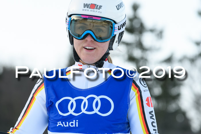 FIS Riesenslalom, ATA; Bay. Meisterschaft, Damen + Herren, 24.01.2020