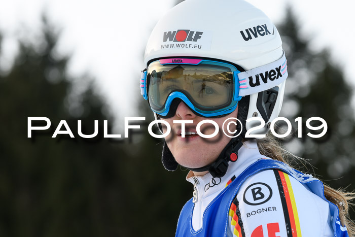 FIS Riesenslalom, ATA; Bay. Meisterschaft, Damen + Herren, 24.01.2020