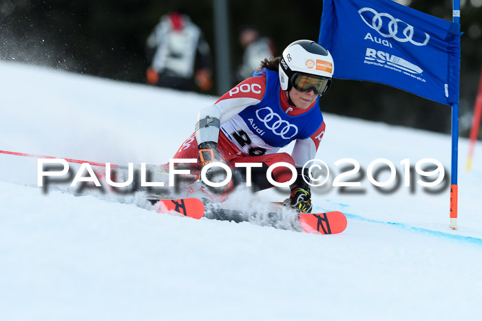 FIS Riesenslalom, ATA; Bay. Meisterschaft, Damen + Herren, 24.01.2020