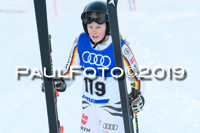 FIS Riesenslalom, ATA; Bay. Meisterschaft, Damen + Herren, 24.01.2020