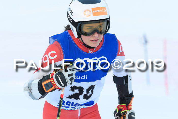 FIS Riesenslalom, ATA; Bay. Meisterschaft, Damen + Herren, 24.01.2020