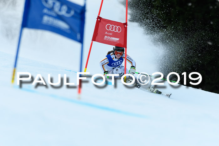 FIS Riesenslalom, ATA; Bay. Meisterschaft, Damen + Herren, 24.01.2020