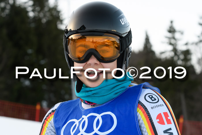 FIS Riesenslalom, ATA; Bay. Meisterschaft, Damen + Herren, 24.01.2020