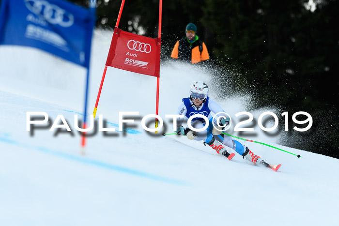 FIS Riesenslalom, ATA; Bay. Meisterschaft, Damen + Herren, 24.01.2020