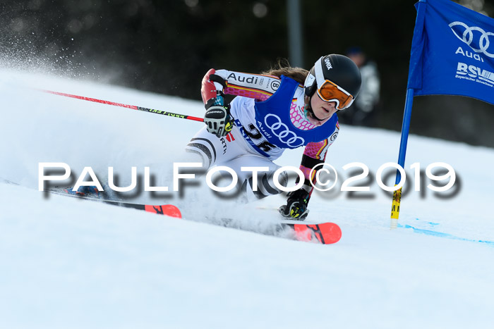 FIS Riesenslalom, ATA; Bay. Meisterschaft, Damen + Herren, 24.01.2020
