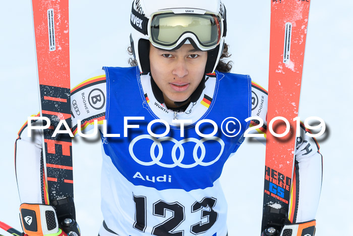 FIS Riesenslalom, ATA; Bay. Meisterschaft, Damen + Herren, 24.01.2020