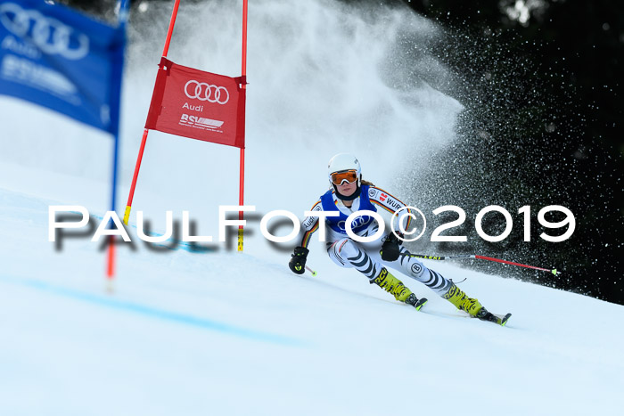 FIS Riesenslalom, ATA; Bay. Meisterschaft, Damen + Herren, 24.01.2020