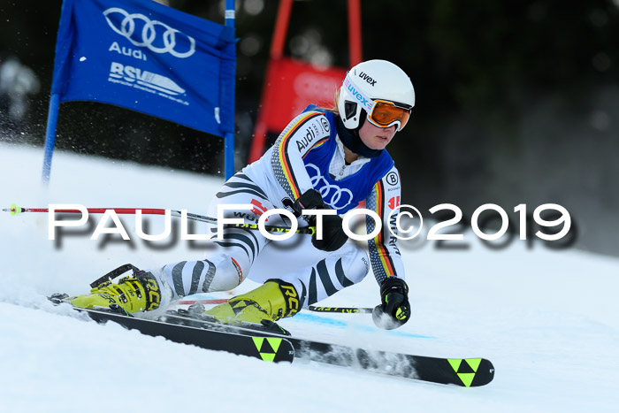 FIS Riesenslalom, ATA; Bay. Meisterschaft, Damen + Herren, 24.01.2020