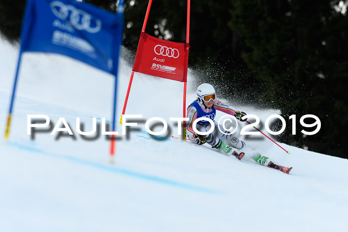 FIS Riesenslalom, ATA; Bay. Meisterschaft, Damen + Herren, 24.01.2020