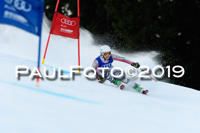 FIS Riesenslalom, ATA; Bay. Meisterschaft, Damen + Herren, 24.01.2020