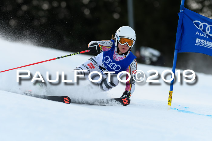 FIS Riesenslalom, ATA; Bay. Meisterschaft, Damen + Herren, 24.01.2020