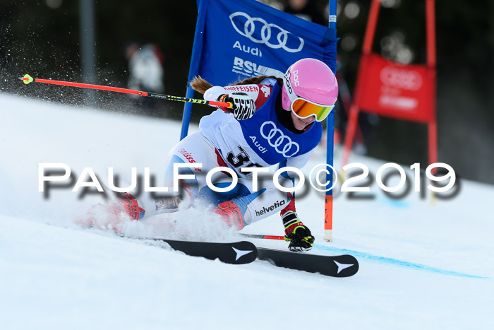 FIS Riesenslalom, ATA; Bay. Meisterschaft, Damen + Herren, 24.01.2020