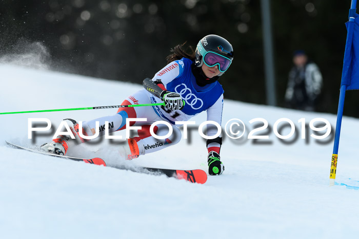 FIS Riesenslalom, ATA; Bay. Meisterschaft, Damen + Herren, 24.01.2020
