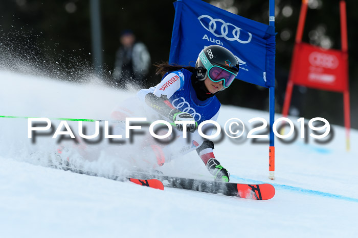 FIS Riesenslalom, ATA; Bay. Meisterschaft, Damen + Herren, 24.01.2020