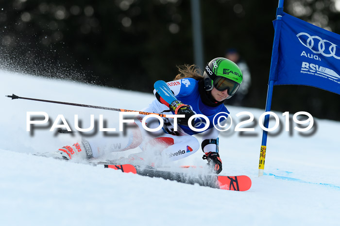 FIS Riesenslalom, ATA; Bay. Meisterschaft, Damen + Herren, 24.01.2020