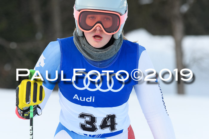 FIS Riesenslalom, ATA; Bay. Meisterschaft, Damen + Herren, 24.01.2020