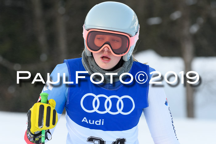 FIS Riesenslalom, ATA; Bay. Meisterschaft, Damen + Herren, 24.01.2020