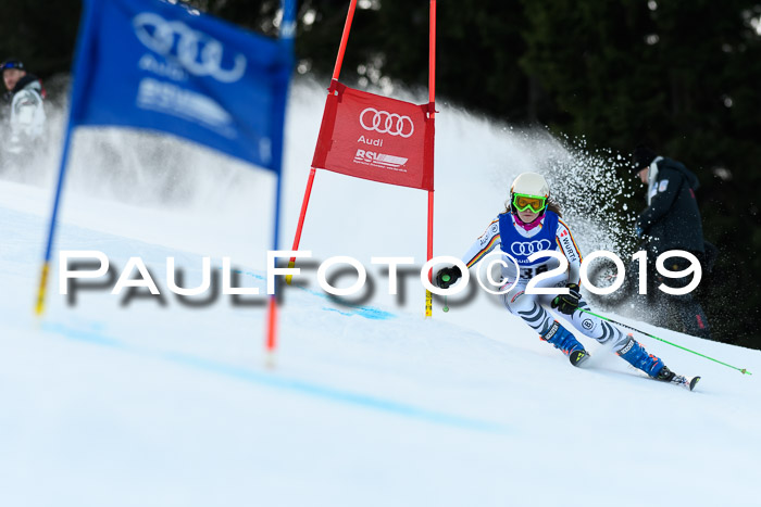 FIS Riesenslalom, ATA; Bay. Meisterschaft, Damen + Herren, 24.01.2020