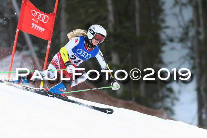 FIS Riesenslalom, ATA; Bay. Meisterschaft, Damen + Herren, 24.01.2020