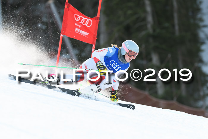 FIS Riesenslalom, ATA; Bay. Meisterschaft, Damen + Herren, 24.01.2020