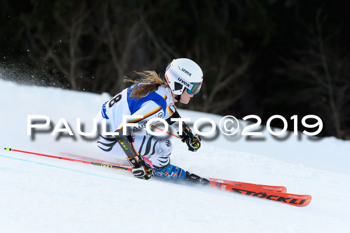 FIS Riesenslalom, ATA; Bay. Meisterschaft, Damen + Herren, 24.01.2020