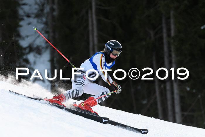FIS Riesenslalom, ATA; Bay. Meisterschaft, Damen + Herren, 24.01.2020