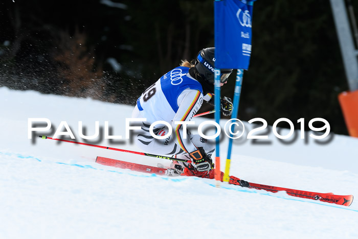 FIS Riesenslalom, ATA; Bay. Meisterschaft, Damen + Herren, 24.01.2020
