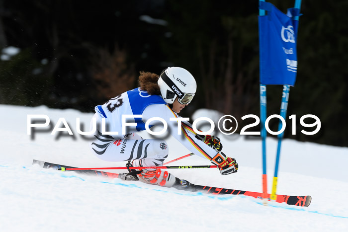 FIS Riesenslalom, ATA; Bay. Meisterschaft, Damen + Herren, 24.01.2020