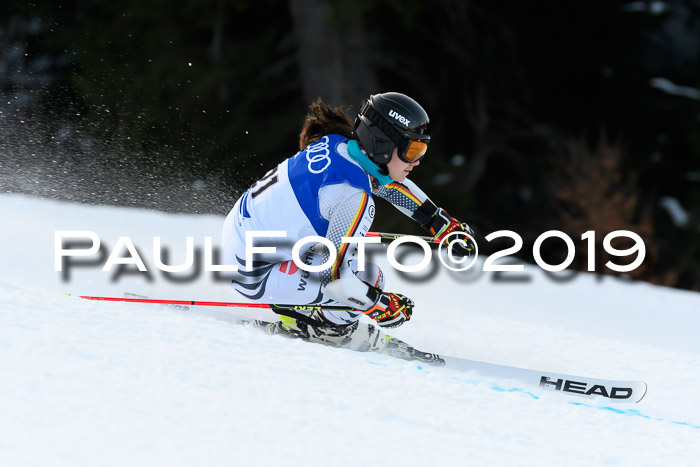 FIS Riesenslalom, ATA; Bay. Meisterschaft, Damen + Herren, 24.01.2020