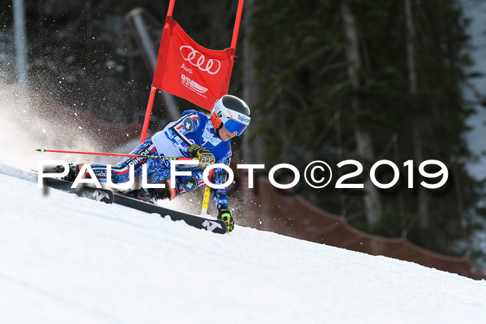 FIS Riesenslalom, ATA; Bay. Meisterschaft, Damen + Herren, 24.01.2020