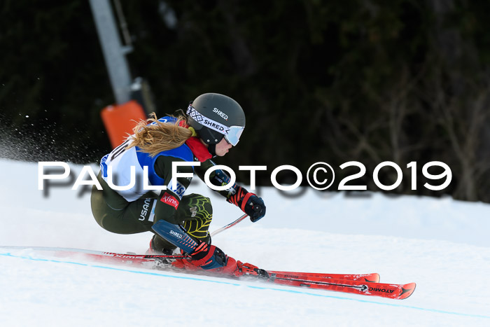 FIS Riesenslalom, ATA; Bay. Meisterschaft, Damen + Herren, 24.01.2020