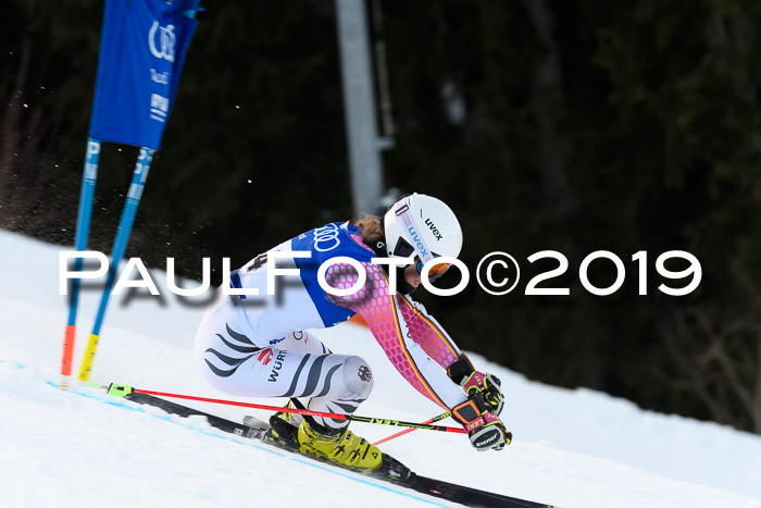 FIS Riesenslalom, ATA; Bay. Meisterschaft, Damen + Herren, 24.01.2020