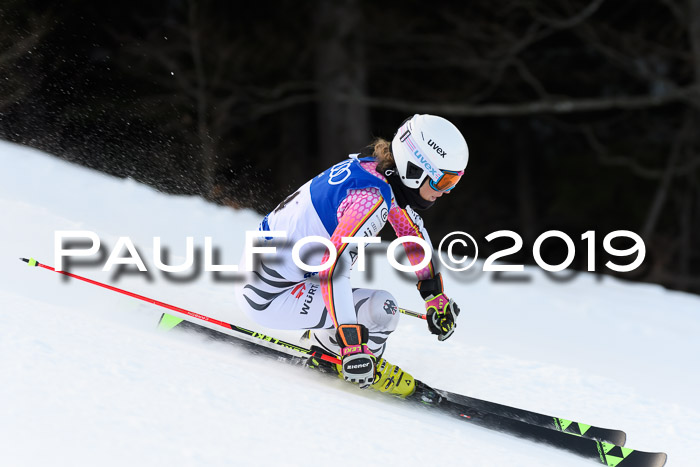 FIS Riesenslalom, ATA; Bay. Meisterschaft, Damen + Herren, 24.01.2020