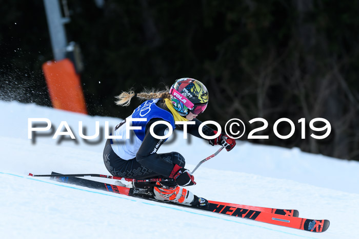 FIS Riesenslalom, ATA; Bay. Meisterschaft, Damen + Herren, 24.01.2020