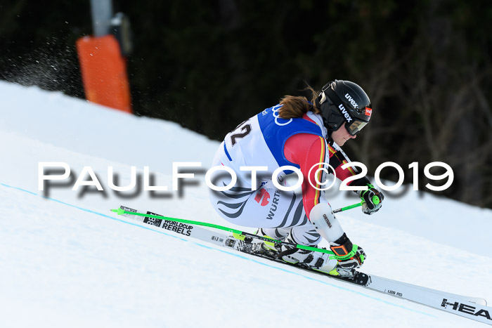 FIS Riesenslalom, ATA; Bay. Meisterschaft, Damen + Herren, 24.01.2020