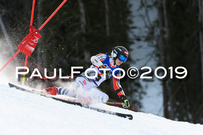 FIS Riesenslalom, ATA; Bay. Meisterschaft, Damen + Herren, 24.01.2020