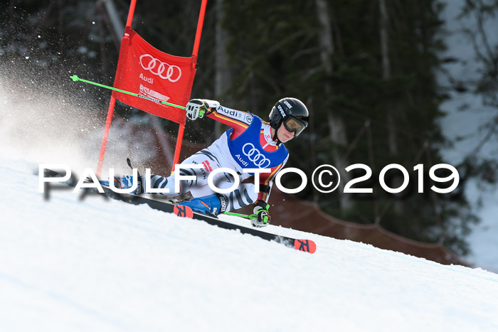 FIS Riesenslalom, ATA; Bay. Meisterschaft, Damen + Herren, 24.01.2020