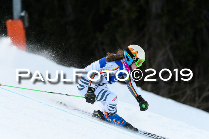 FIS Riesenslalom, ATA; Bay. Meisterschaft, Damen + Herren, 24.01.2020