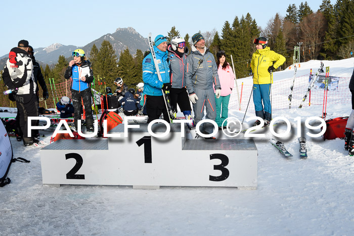 FIS Riesenslalom, ATA; Bay. Meisterschaft, Damen + Herren, 24.01.2020