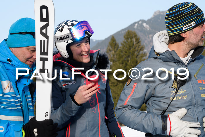 FIS Riesenslalom, ATA; Bay. Meisterschaft, Damen + Herren, 24.01.2020