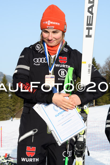 FIS Riesenslalom, ATA; Bay. Meisterschaft, Damen + Herren, 24.01.2020
