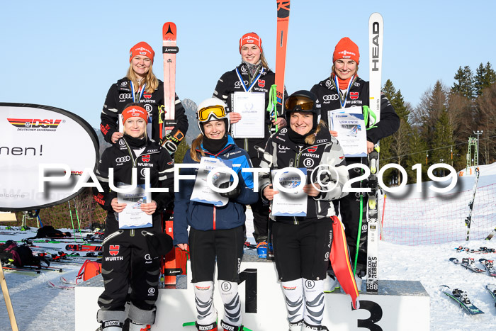 FIS Riesenslalom, ATA; Bay. Meisterschaft, Damen + Herren, 24.01.2020