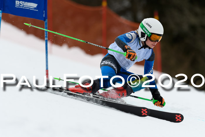 Bayerische Schülermeisterschaft Alpin Riesenslalom 25.01.2020