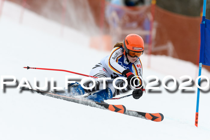 Bayerische Schülermeisterschaft Alpin Riesenslalom 25.01.2020